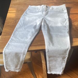 Joe's Jeans Women's Cropped White Jeans